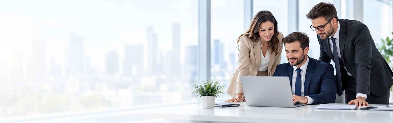 Business consultants meeting